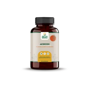 Acidcon Formulation-: Ayurvedic solution for acidity, heartburn, and digestive health.